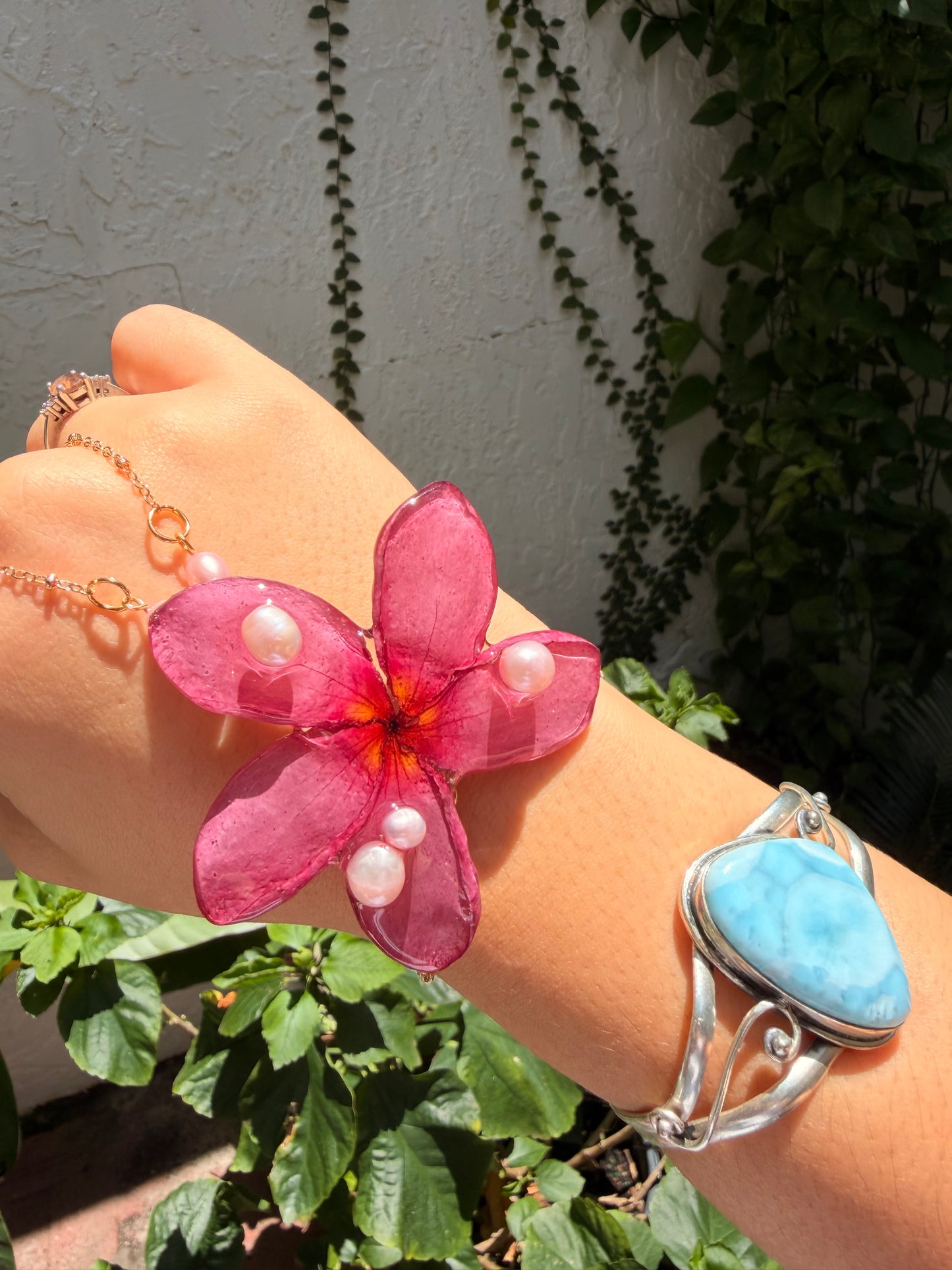 Perla Rosa ( Pulsera )