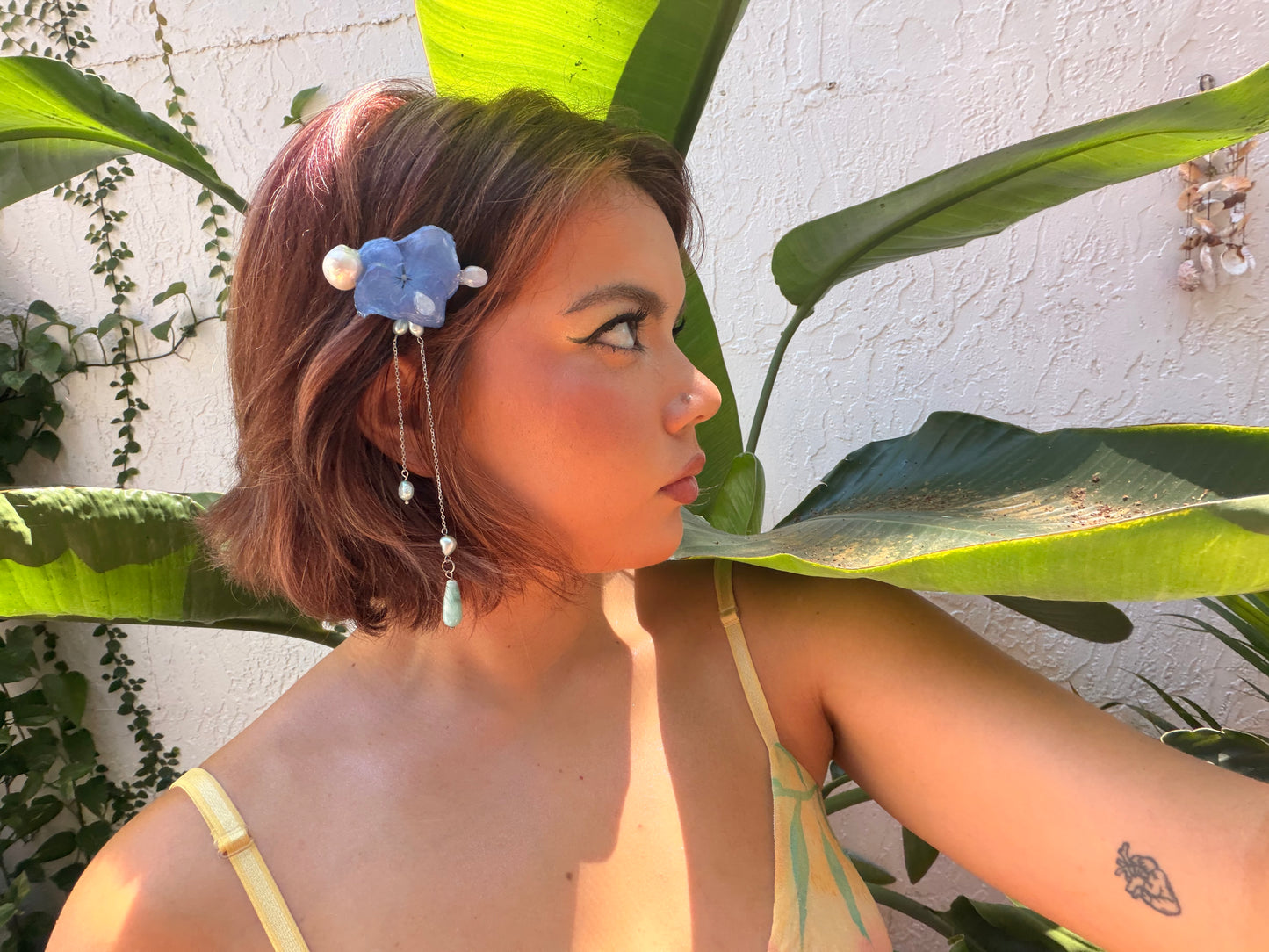 Hortensia Azul Clip
