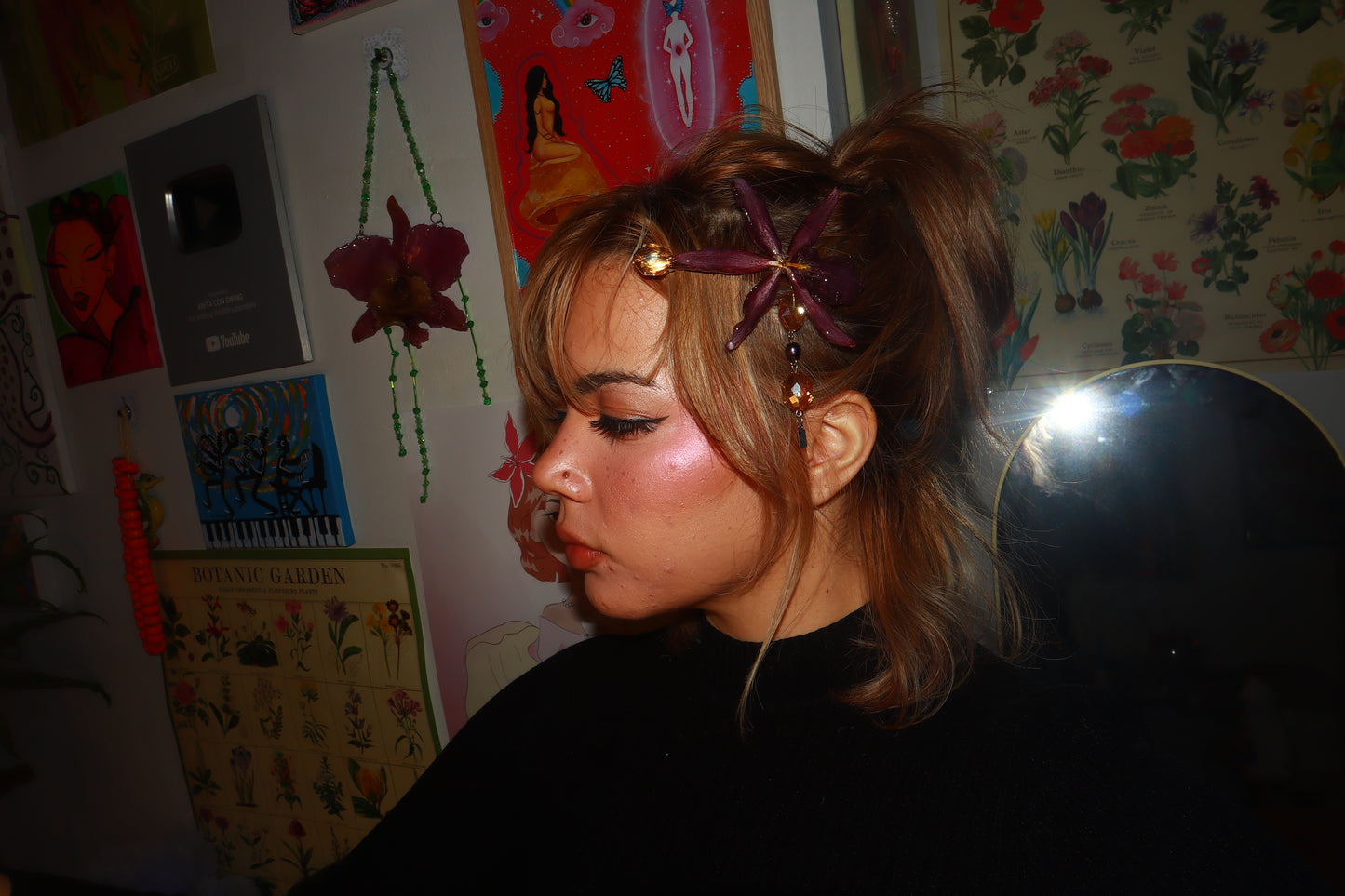 Exotic Orchid Hair Clip