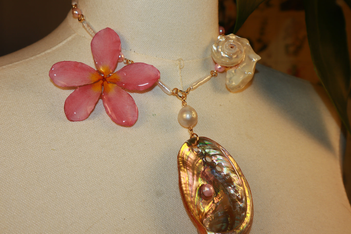 Frente al Mar ( collar & aretes )