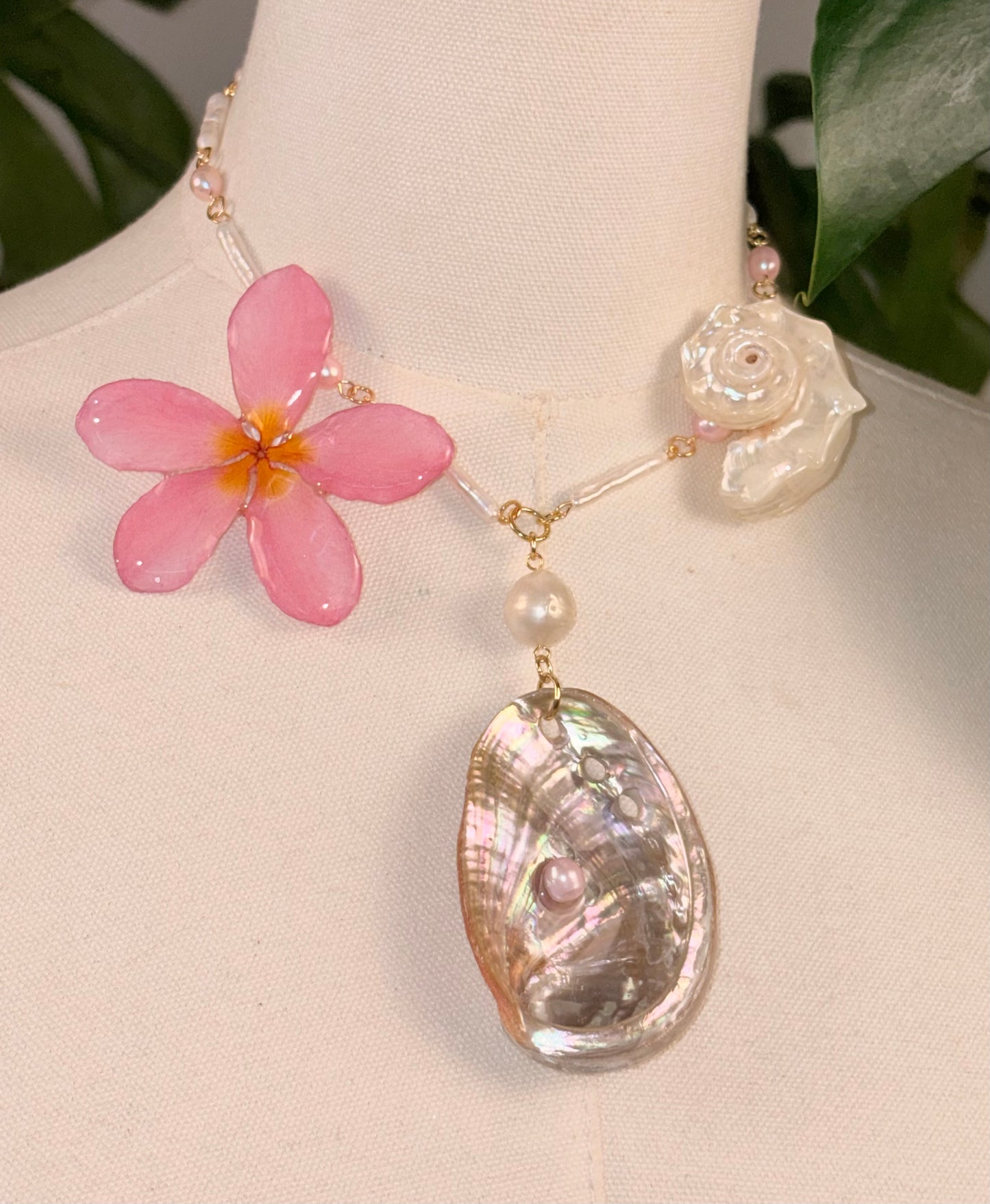 Frente al Mar ( collar & aretes )