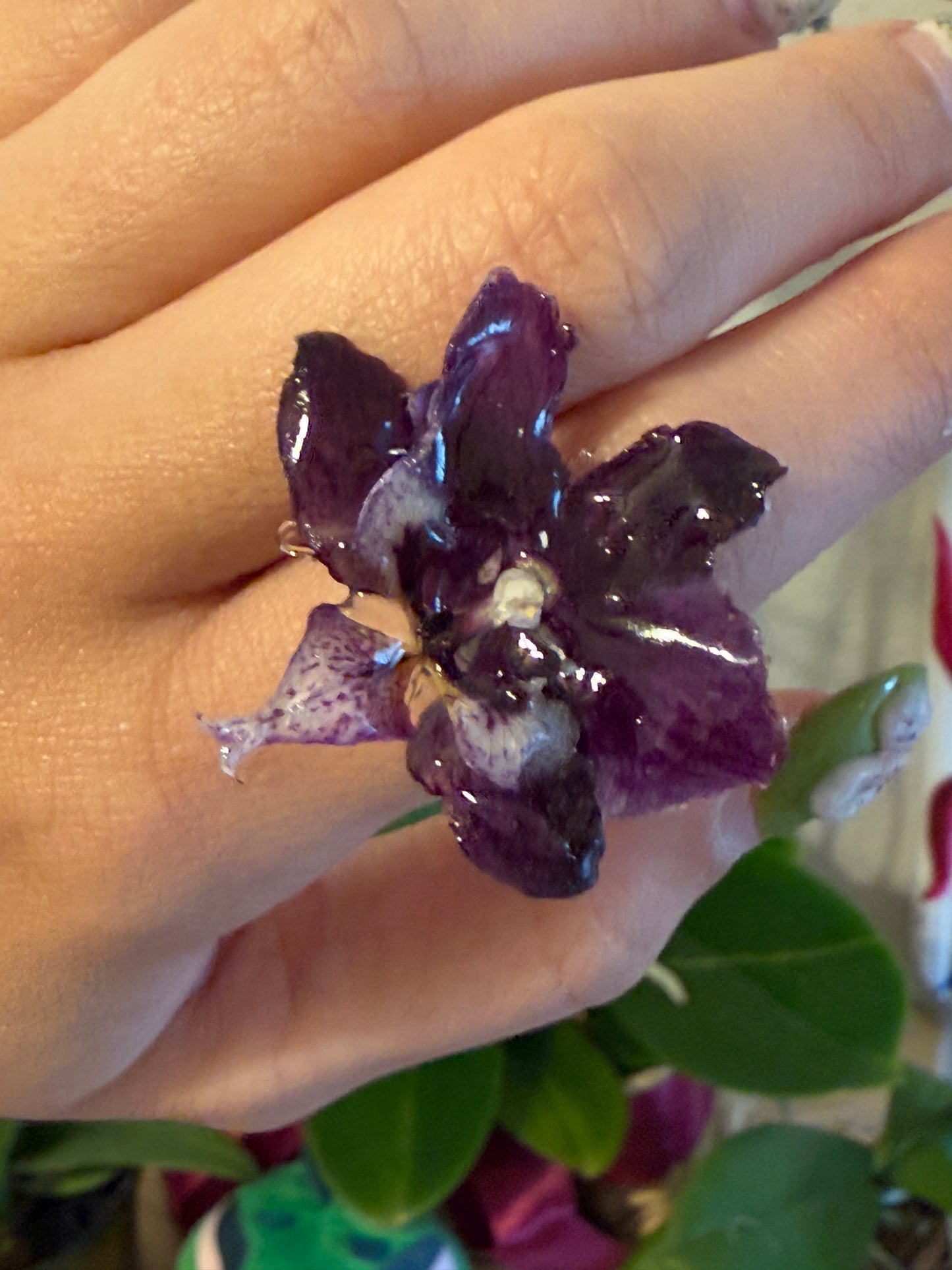 Little Dark Orchid Ring 🔮