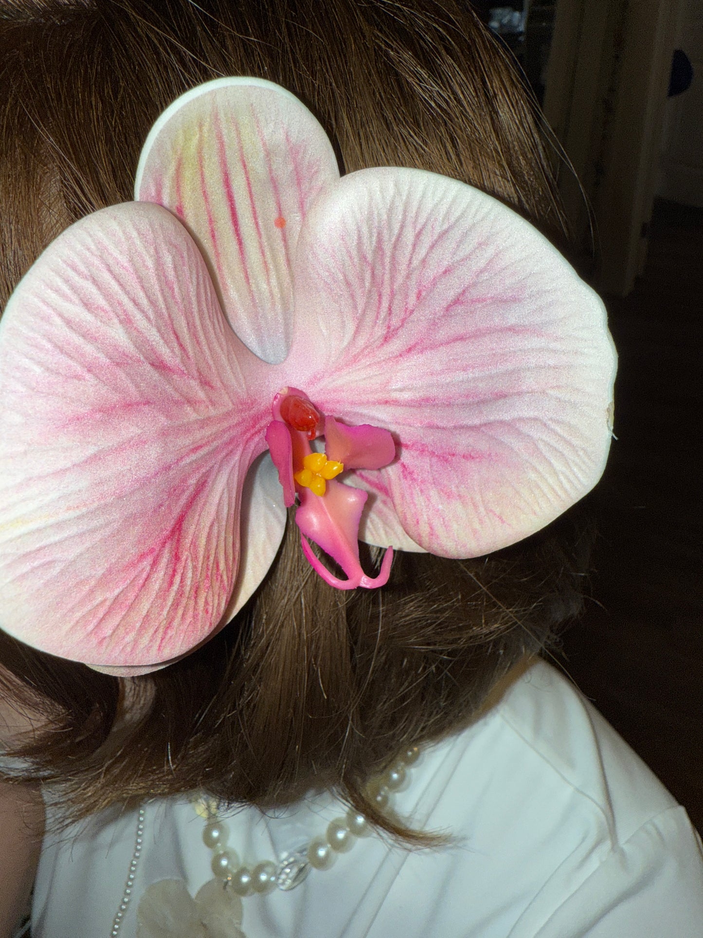 Pink Orchid Clip 🌸