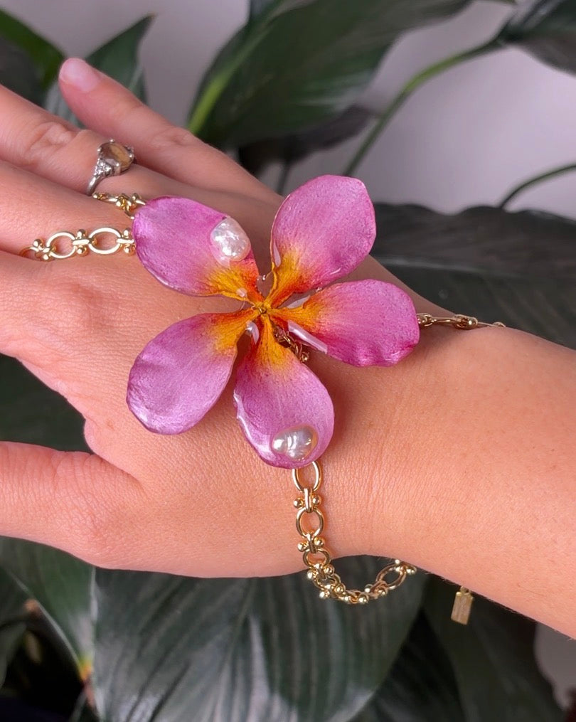 Plumeria Bracelet