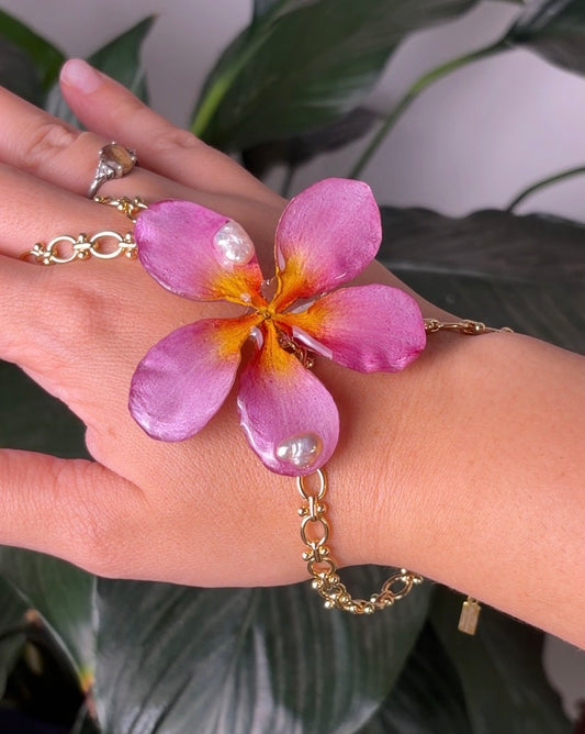 Plumeria Bracelet