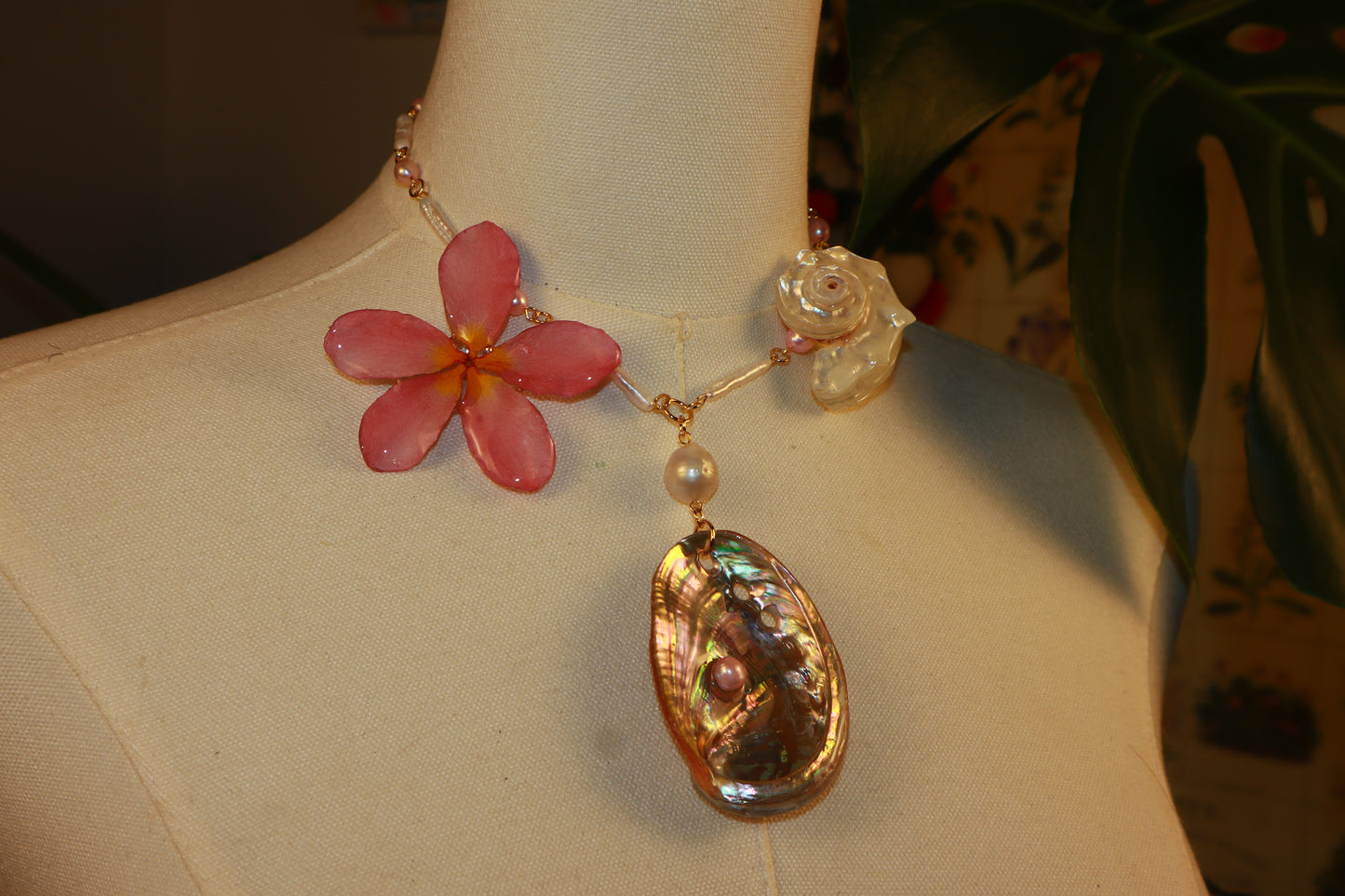 Frente al Mar ( collar & aretes )