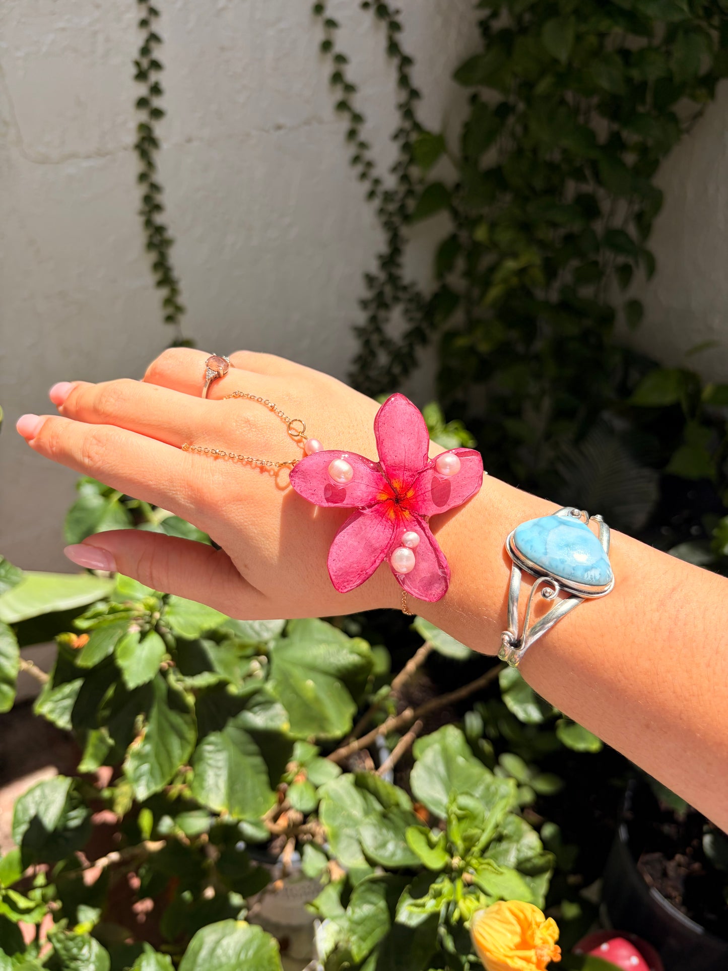 Perla Rosa ( Pulsera )