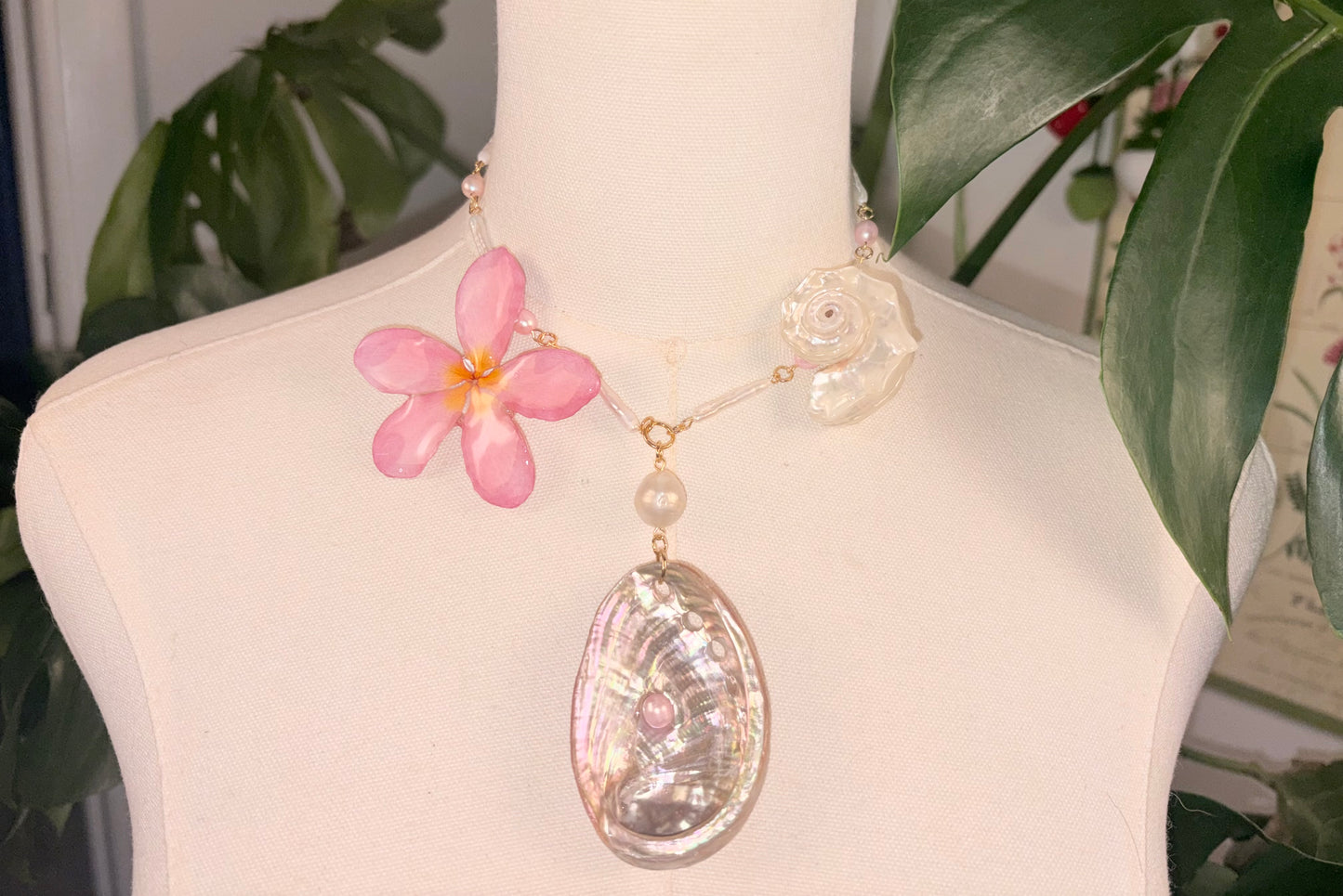 Frente al Mar ( collar & aretes )