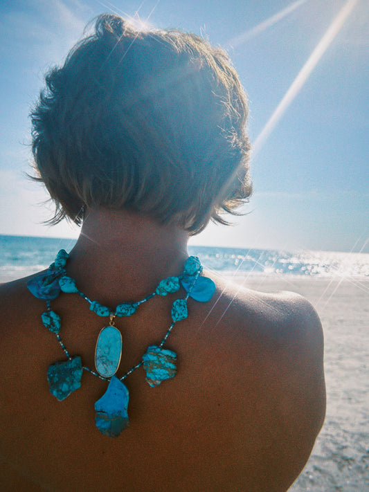 Piedra Azul Collar