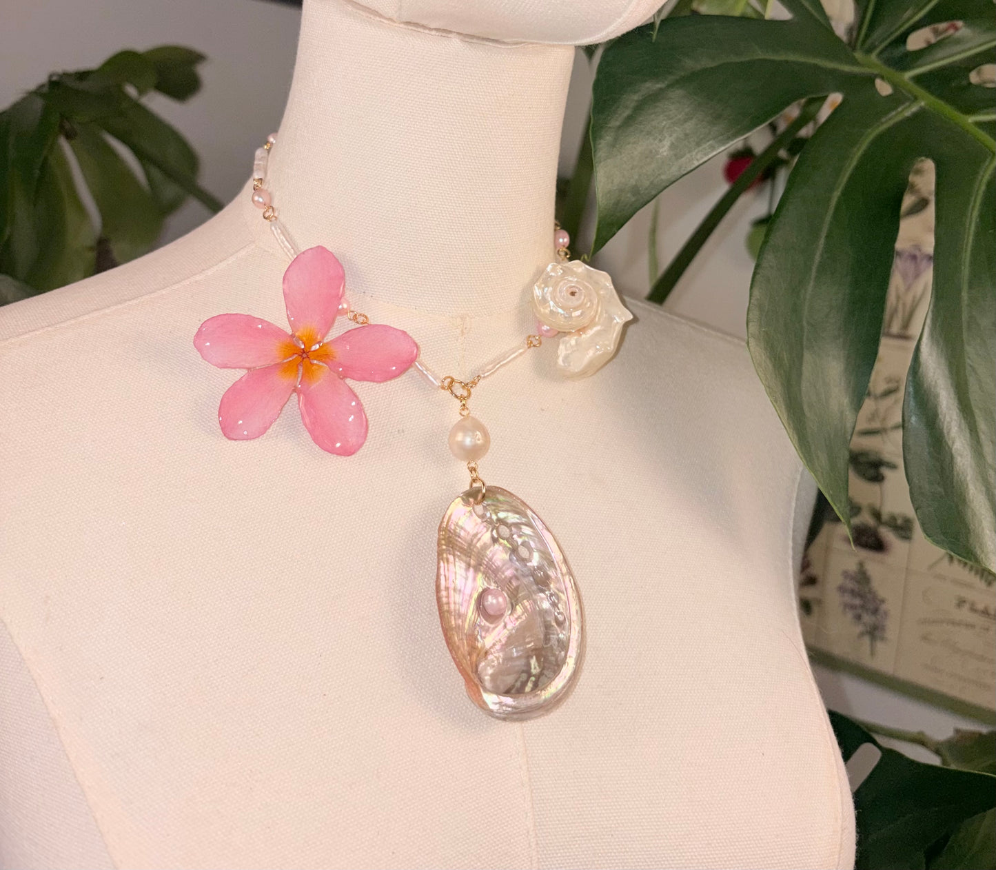 Frente al Mar ( collar & aretes )