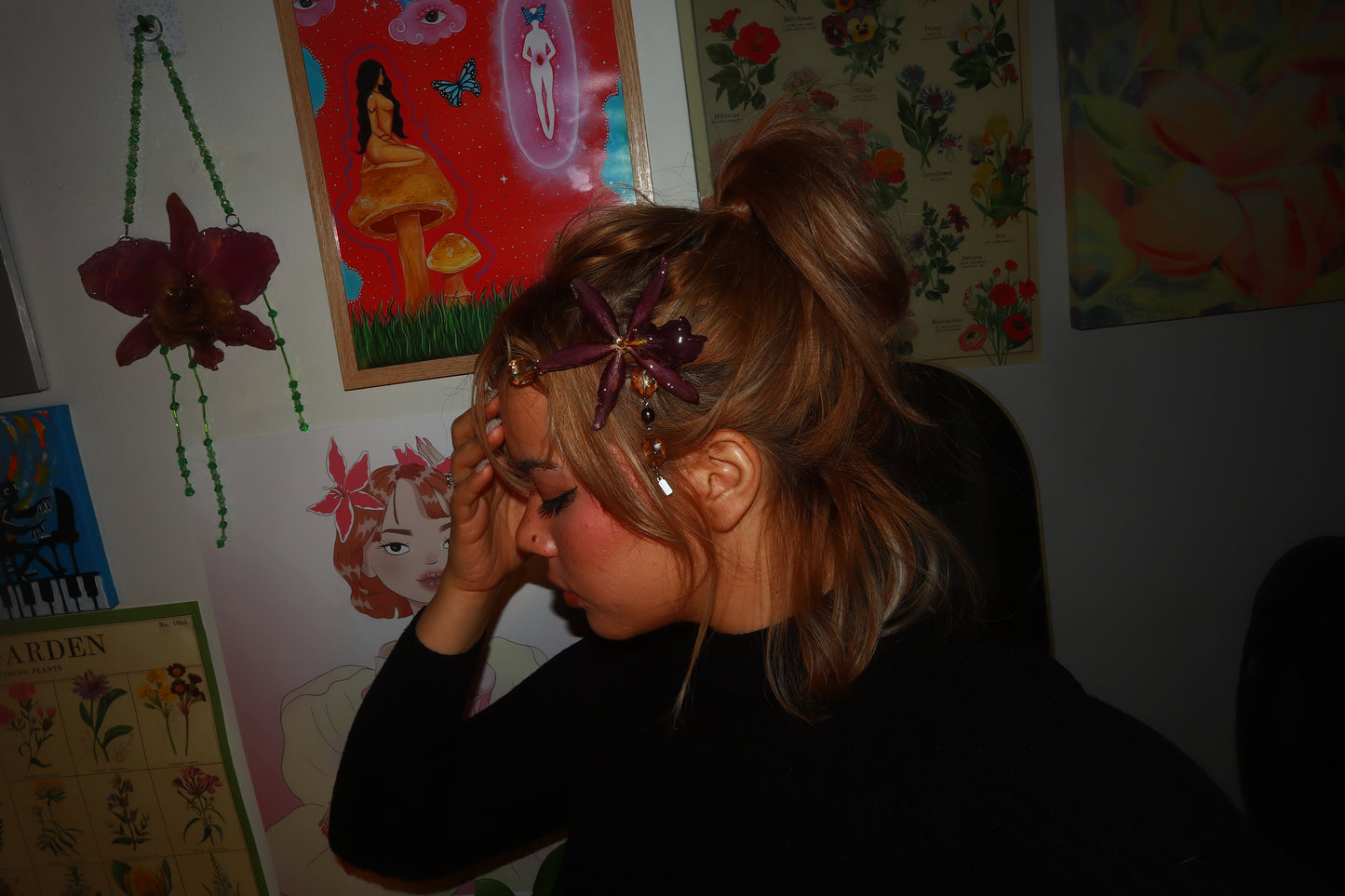 Exotic Orchid Hair Clip