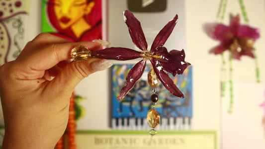 Exotic Orchid Hair Clip