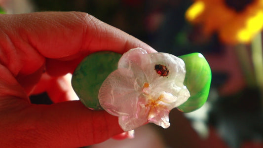 LadyBug Orchid Clip
