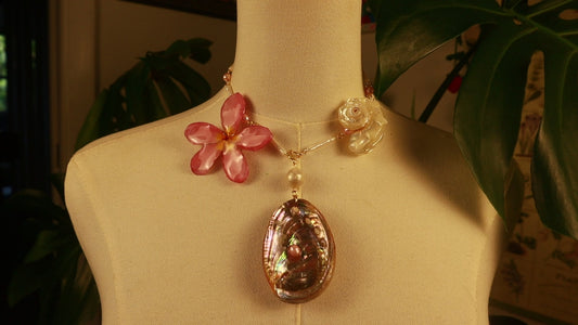 Frente al Mar ( collar & aretes )